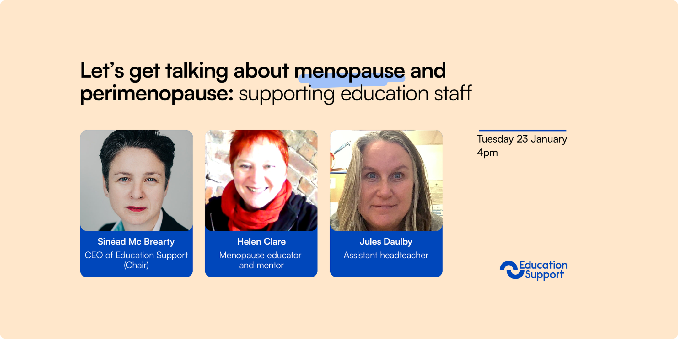 Let’s get talking about menopause and perimenopause supporting