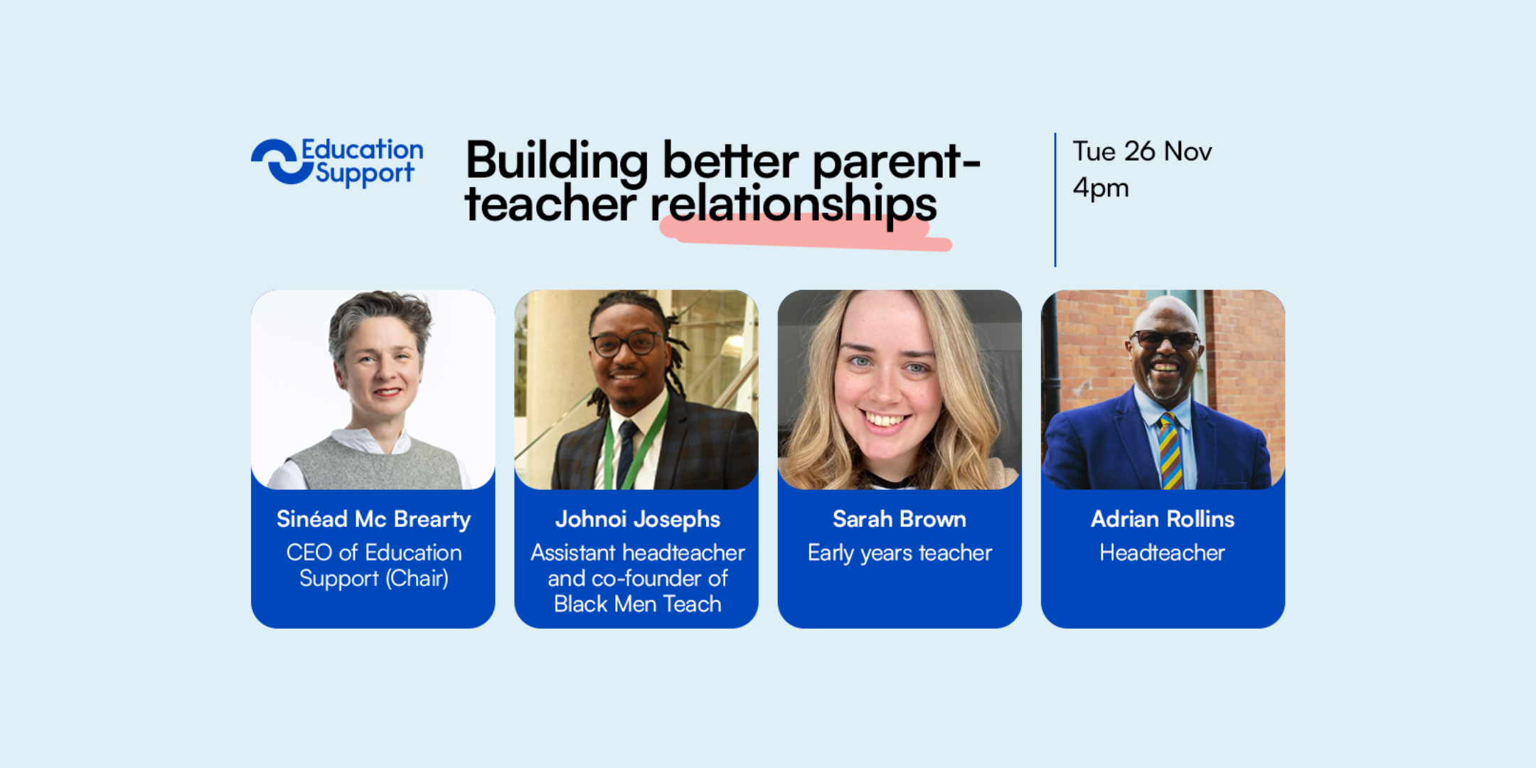 Building better parent-teacher relationship webinar banner for listings